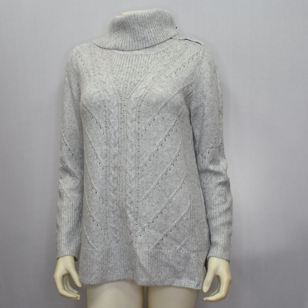 WHITE HOUSE BLACK MARKET COWL NECK SWEATER SZ MD‎